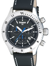 Traser Master Prestige Chronograph Watch with Sapphire Crystal, 12-Hour Totalizer  #105880