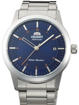 Orient 40.5mm Sentinel Automatic + Hand Wind Watch with Blue Dial #AC05002D