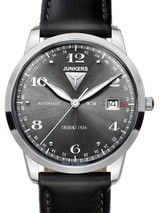 Junkers Flatline Swiss Automatic Watch with Radiant Anthracite Dial #6350-2