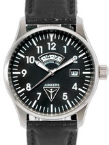 Junkers JU-52 Swiss GMT Watch with Second Independent Time Zone #6240-2