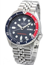 Scratch and Dent - Seiko Automatic Dive Watch with Stainless Steel Bracelet #SKX009K2 36