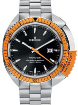 Edox Hydro-Sub Swiss Quartz Dive Watch with Edox MasterLock  #53200-3OM-NIN