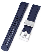 Crafter Blue 22mm NBR Rubber Watch Strap for SEIKO SKX007-009-011 Curved End #CB05B-22A20BZZ