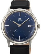 Scratch and Dent - Orient Bambino V3 Automatic Dress Watch with Blue Dial, Applied Silver Hour Markers #ER2400LD 4