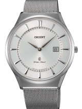 Scratch and Dent - Orient Palmer Quartz Dress Watch with Sapphire Crystal and Mesh Bracelet #GW03005W