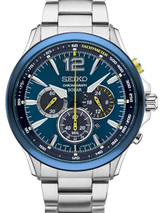 Seiko Jimmie Johnson, Special Edition Solar Chronograph with 24-Hour Sub-Dial #SSC505