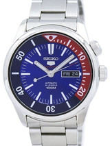 Seiko 42mm Sports 5, 24-Jewel Automatic Watch with Day and Date Window #SRPB25J1