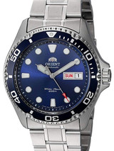 Scratch and Dent - Orient Ray II Blue Dial Automatic Dive Watch with SS Bracelet #AA02005D 17