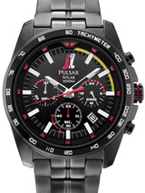 Joey Logano Special Edition Pulsar Solar Powered Chronograph Watch with 24-Hour Sub-Dial #PZ5055