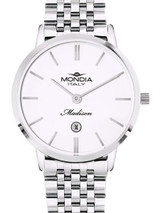 Mondia Women's Madison Quartz Dress Watch with Stainless Steel Bracelet #MI-771-SS-01SL-CM