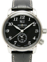Graf Zeppelin German Made Dual Time, Big Date Watch with Two