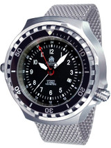 Tauchmeister T0308MIL XXL automatic, 1000-meter diver watch with Milanese bracelet