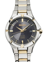 Seiko Ladies Solar Dress Watch with Radiant Black Dial #SUT316