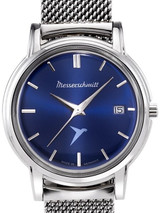 Scratch and Dent - Messerschmitt Radiant Blue Dial Special Edition Quartz Dress Watch #KR200-BMil