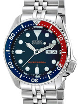 Seiko SKX009 Divers Watch Strapcode Super-J "Louis" Edition with a Domed AR Sapphire Crystal #SKX009