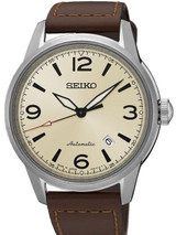 Seiko Presage Automatic Watch with 42mm Case and Creme Color Dial #SRPB03J1