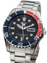 Scratch and Dent - Seiko 42mm Sports 5, 23-Jewel Automatic Watch with Day and Date Window #SNZF15K1