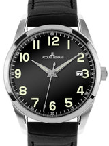 Jacques Lemans 39mm Liverpool Quartz Dress Watch with a Black Dial #1-1769A