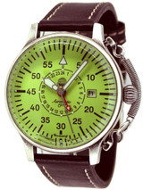 Aeromatic 1912 Automatic 24 Hour Watch, Luminous Dial and Crown Guard #A1396