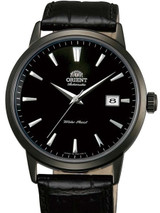 Orient Symphony Automatic Dress Watch with Black Dial, Black PVD Case #ER27001B