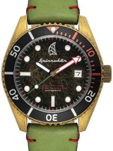 Spinnaker Wreck Automatic Vintage Style Sports Watch with Distressed IP Case #SP-5051-02