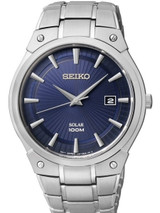 Seiko Core Series Solar Watch with 41mm Stainless Steel Case and Bracelet #SNE323