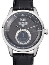 Elysee 41mm Mestor Swiss Quartz Dress Watch with Big Date and Sapphire Crystal #17003