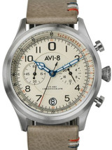 AVI-8 Flyboy Lafayfette Aviator Chronograph Watch #AV-4054-01