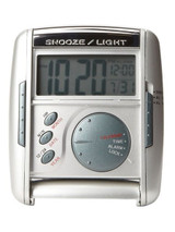 Seiko Digital Travel Alarm Clock with Snooze, Back Light and Fold-Out Stand #QHL004SLH