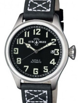 Air Blue Alpha-C Automatic Pilot Watch with 41mm Case, Sapphire Crystal #ALPHACSS41