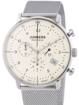 Scratch and Dent - Junkers Bauhaus Quartz Chronograph Watch with Domed Hesalite Crystal #6086M-5