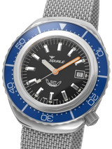 Squale 1000 meter Professional Swiss Automatic Dive watch with Sapphire Crystal #2002BL-S