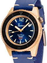 Squale 500 meter Professional Swiss Automatic Dive watch with Bronze Case #1521BR-026-BLU