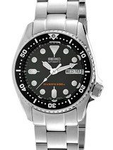 Scratch and Dent - Seiko Black 21-Jewel Automatic Dive Watch Custom Proof Watch #SKX013K1