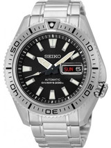 Seiko Stargate II Automatic Dive Watch with Black Dial and