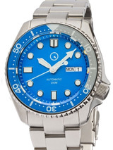 Islander Automatic Dive Watch with Solid-Link Bracelet, AR Sapphire Crystal, and Luminous Sapphire Bezel Insert #ISL-09