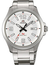 Orient Commander Quartz Watch with Crisp White Dial and Date #UNE1006W