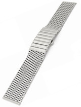 Scratch and Dent - STAIB Polished Mesh Bracelet #STEEL-2792-1192PBL-P (Straight End, 20mm)