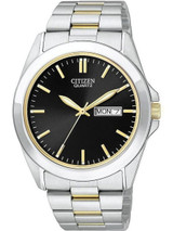 Citizen Two-Tone Quartz Watch with Stainless Steel Bracelet #BF0584-56E