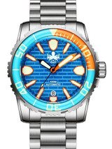 Phoibos 500 meter Swiss Automatic Dive Watch with a Double Dome