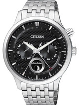 Citizen Eco-Drive Calendar Watch with Pointer Date, Sapphire Crystal #AP1050-56E