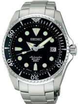 Seiko Shogun Prospex Automatic Dive Watch with Dia-Shield Titanium Case and Bracelet #SBDC007