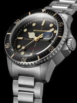 Spinnaker Black Tesei Mille Metri 1000-Meter Swiss Automatic Dive Watch #SP-5090-11