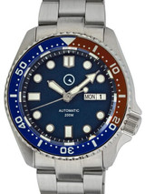 Scratch and Dent - Islander Automatic Dive Watch with  AR Sapphire Crystal, and Luminous Ceramic Bezel Insert #ISL-03