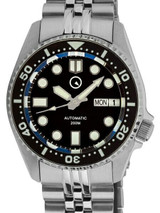 Scratch and Dent - Islander 38mm Automatic Dive Watch with an AR Sapphire Crystal, and Luminous Ceramic Bezel Insert #ISL-05