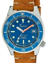Scratch and Dent - Squale 500 Meter Swiss Automatic Dive Watch with Blue Dial  #1521-026-BLR Scratch and Dent - Squale 500 Meter Swiss Automatic Dive Watch with Blue Dial  #1521-026-BLR