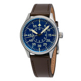 Islander 39mm Automatic Pilot watch with Blue Dial and Sapphire Crystal #ISL-110 zoom