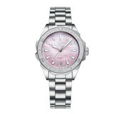 Phoibos Sea Nymph 200M Lady Diver with Sakura Pink Dial #PY038D zoom