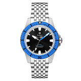 Zodiac Super Sea Wolf Pro-Diver with Black Dial and Blue Bezel #ZO3554