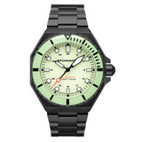 Spinnaker x Islander Dumas Limited Edition PVD Watch with Full Lume Dial #SP-5081-LIW44 zoom